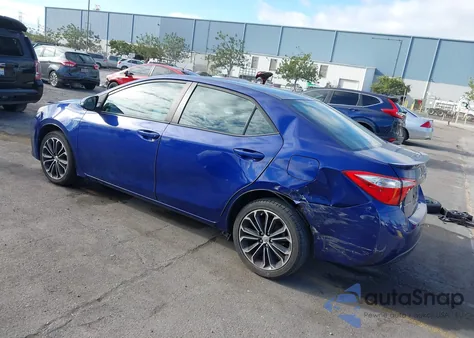 2015 Toyota Corolla S Plus from USA, damaged, VIN 2T1BURHE3FC405608